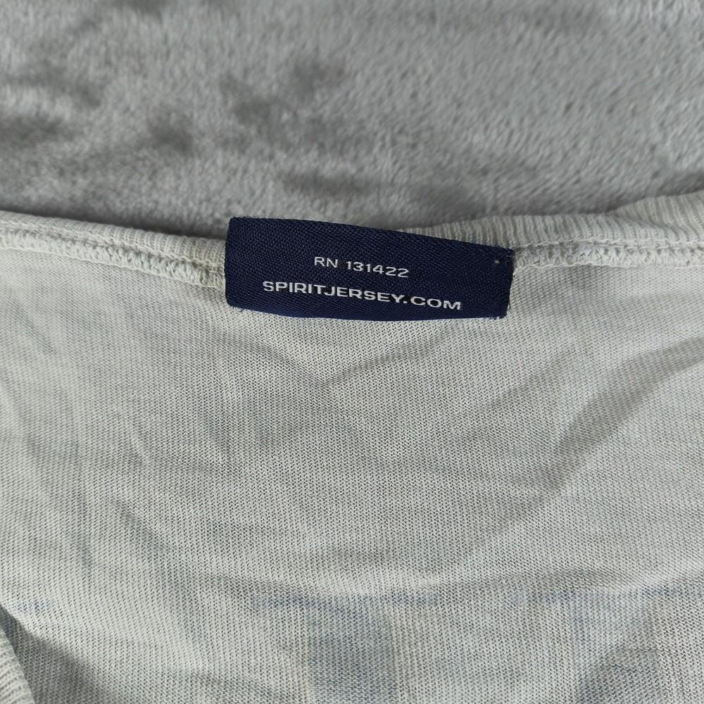 North Fork Spirit Jersey Shirt Men Large Off White Long Sleeve V Neck Cotton Usa View 3